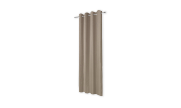 Rideaux thermiques taupe 135x240 cm - lot de 2