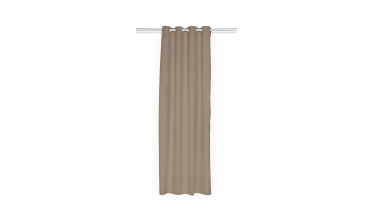Rideaux thermiques taupe 135x240 cm - lot de 2