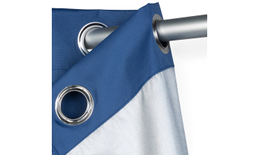 Rideaux thermiques bleu 135x240 cm - Lot de 2