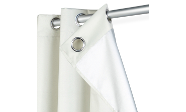 Rideaux thermiques beiges 135x240 cm - lot de 2