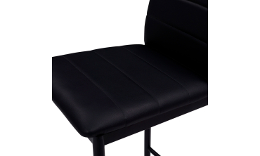 Tabourets de bar Regilux noires - lot de 2