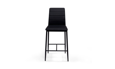Tabourets de bar Regilux noires - lot de 2