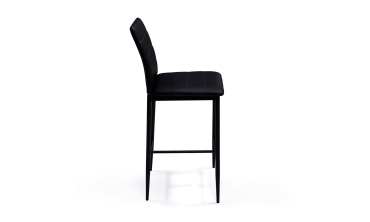Tabourets de bar Regilux noires - lot de 2
