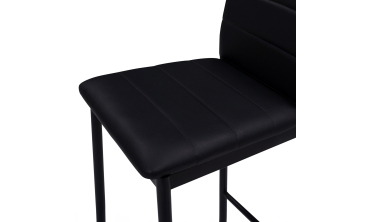 Tabourets de bar Regilux noirs - lot de 4