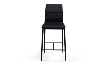 Tabourets de bar Regilux noirs - lot de 4