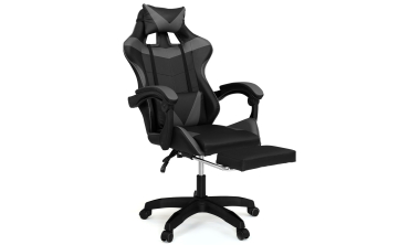 Fauteuil de bureau spécial gaming noir et gris