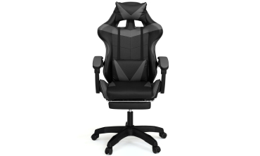 Fauteuil de bureau spécial gaming noir et gris