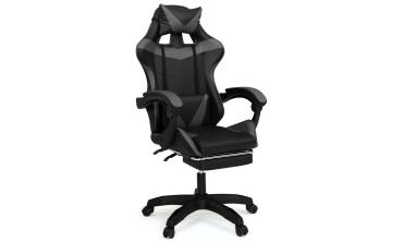 Fauteuil de bureau spécial gaming noir et gris