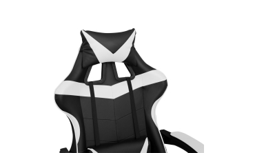 Fauteuil de bureau spécial gaming noir et blanc