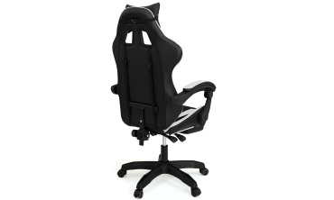 Fauteuil de bureau spécial gaming noir et blanc