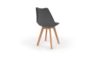 Chaises Nordia mix couleurs (beige, gris et terracotta) - lot de 6