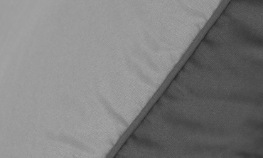 Couette chaude réversible bicolore grise 240x260cm - microfibres 300 g/m2