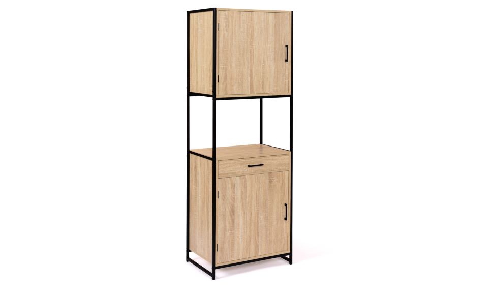 Meuble cuisine Memphis 2 niveaux 60x170cm