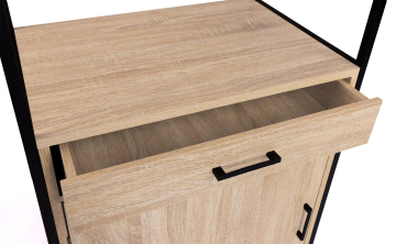 Meuble cuisine Memphis 2 niveaux 60x170cm