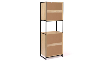 Meuble cuisine Memphis 2 niveaux 60x170cm