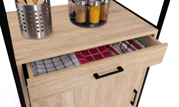 Meuble cuisine Memphis 2 niveaux 60x170cm