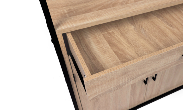 Meuble cuisine Memphis 2 niveaux 80x176cm