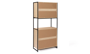 Meuble cuisine Memphis 2 niveaux 80x176cm