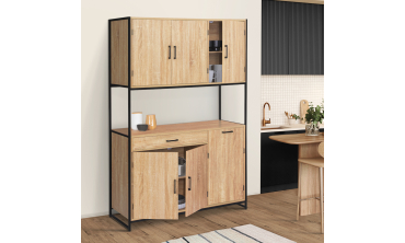 Meuble cuisine Memphis 2 niveaux 120x176cm