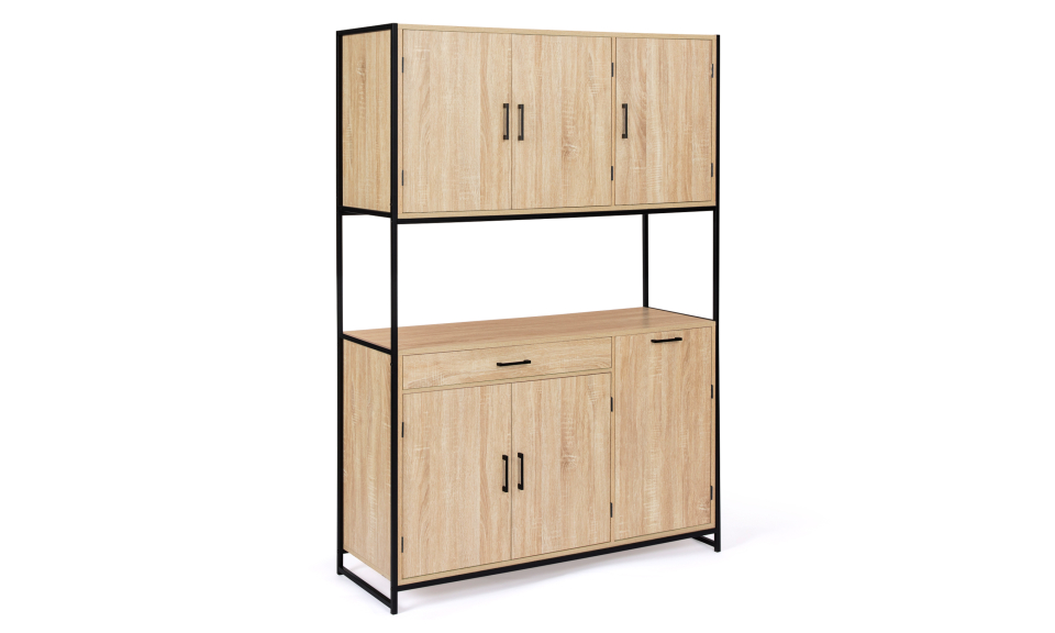 Meuble cuisine Memphis 2 niveaux 120x176cm