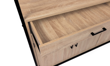 Meuble cuisine Memphis 2 niveaux 120x176cm