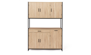 Meuble cuisine Memphis 2 niveaux 120x176cm
