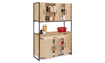 Meuble cuisine Memphis 2 niveaux 120x176cm