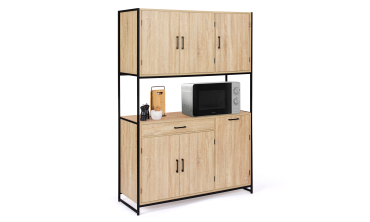 Meuble cuisine Memphis 2 niveaux 120x176cm
