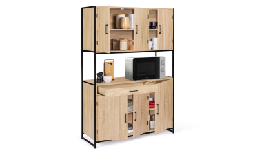 Meuble cuisine Memphis 2 niveaux 120x176cm