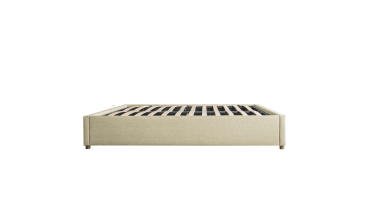 Lit coffre Otta 140x190cm tissu beige