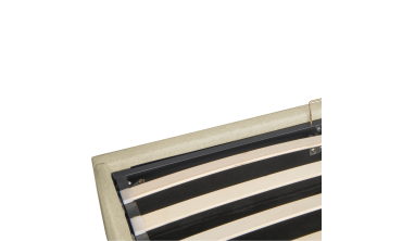 Lit coffre Otta 140x190cm tissu beige