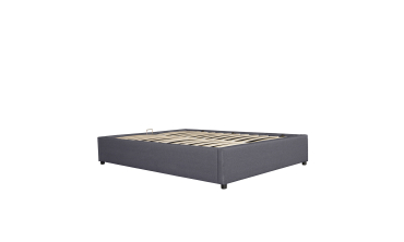 Lit coffre Otta 160x200cm tissu gris