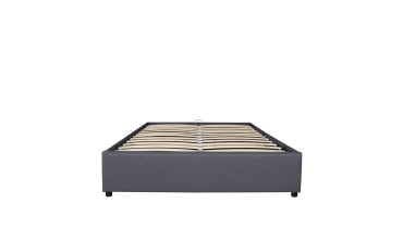 Lit coffre Otta 160x200cm tissu gris