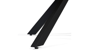 Table à manger Spider bois et noir 160cm