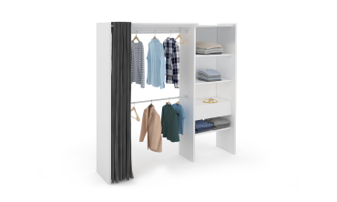 Dressing Aline extensible 120-170cm blanc