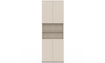 Armoire salle de bain Tom beige 4 portes