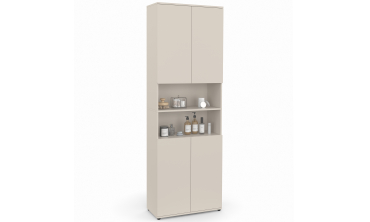 Armoire salle de bain Tom beige 4 portes