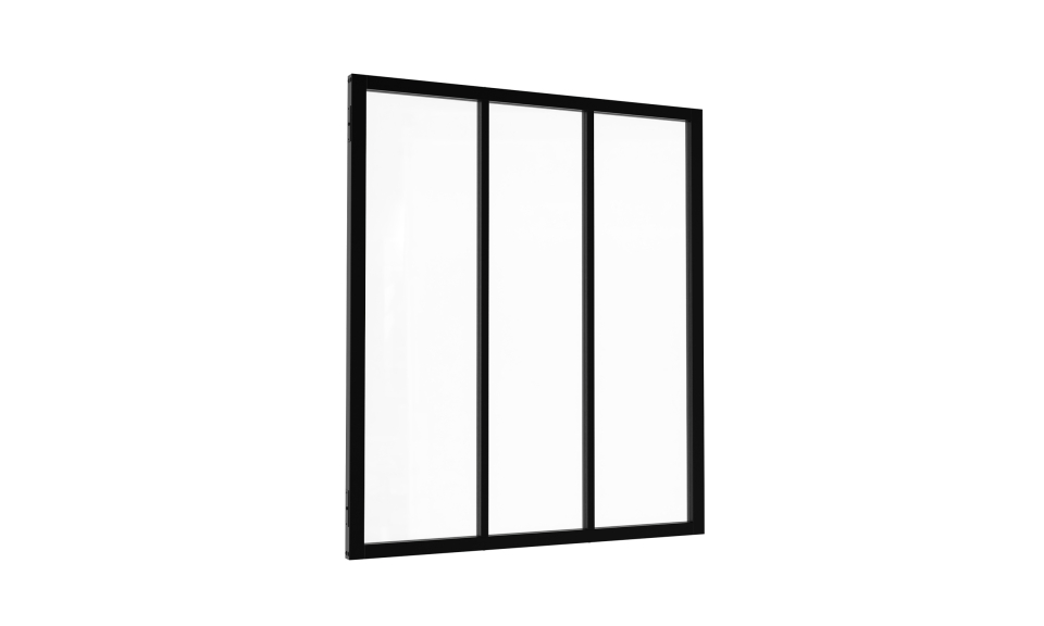 Verrière 3 vitrages métal 93x108cm